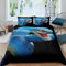 Loussiesd 3D Schlange Betten Set für Kinder Jungs Jugendliche Grün Schlange Bettbezug Set 3D Reptile Drucken Bettwäsche Set 135x200cm Wild Tier Zimmer Dekor 2St