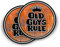 cut-it folientechnik & design 2X Old Guys Aufkleber 8cm Kult Sticker Rost Oldtimer Auto US Car USA Muscle V8 Hotrod Oldschool Vintage Ratte Motorrad Biker Ratte Rusty