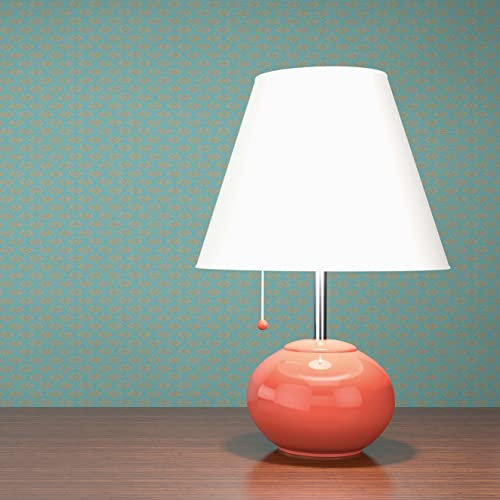 TADESSI Tapete Art Deco Art Deco M1-No.1686 Vliestapete Türkis Blau Geometrisch für Wohnzimmer Schlafzimmer Küche