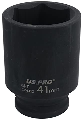 41mm Metric MM Thin Walled Rear Hub Nut Socket 6 Point Single-Hex 1/2in Drive