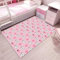 Kunsen Tapis de Sol Gamer Chambre des Filles Tapis Circuit Voiture Rose Tapis de Maison Tapis Jeu enfant120X160CM