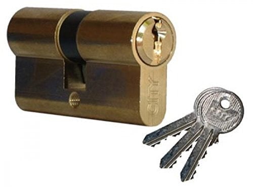 ISEO FRANCE SAS (CAVERS) MOA60009 Cylindre City ISEO 40x40mm Laiton Poli-varié V04 KCF005504-520940407V04