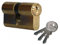ISEO FRANCE SAS (CAVERS) MOA60009 Cylindre City ISEO 40x40mm Laiton Poli-varié V04 KCF005504-520940407V04