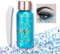 Glitter gel,Festival Glitzer Gesicht,Chunky Glitter Liquid Lidschatten Long-Lasting Body Glitter gel Körperglitzer Festival Zubehör Glitter für Gesicht Nägel Augen Lippen Haare DIY(Blau)