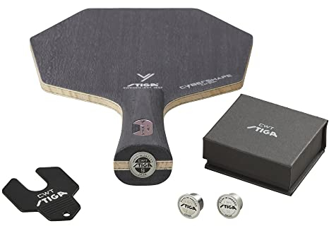 STIGA Erwachsene (Unisex) Cybershape Carbon CWT Tischtennisholz, Konkav, Master
