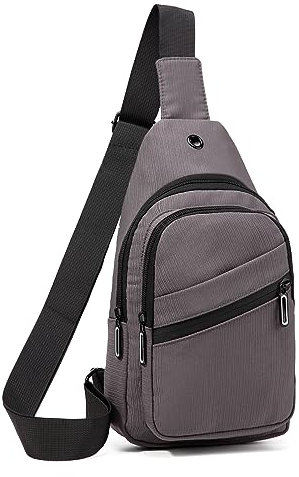 EVANCARY Kleiner Sling Rucksack Sling Bag für Frauen, GRAU