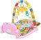 Tapis d'éveil Bébé avec Musique et Lumières, Tapis d'activité pour Nourrissons, Tapis de Jeu bébé avec Arche de Jeu et Jouets Suspendus - Kick and Play Piano Gym pour Bébé Filles Garçons