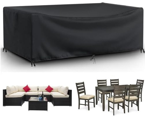 ZHMANLUCK Housse Salon De Jardin Bas Exterieur 180x70x75cm/LxWxH Meubles D'IntéRieur/ExtéRieur, aux Tables Et Chaises de Jardin, Aux Tables à Manger et Aux Housses pour Meubles de Jardin en Rotin