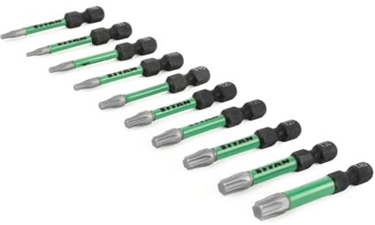 Titan 16076 10 Pc. Impact Star Bit Set