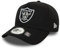 New Era American Football Cap Las Vegas Raiders Kopfbedeckung Teamlogo NFL Fanaccessoire verstellbar schwarz - One-Size
