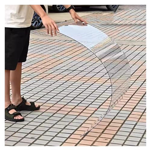 Pannelli in policarbonato trasparente per coperture di serre, durevoli, pannelli di ricambio per capannoni da giardino, tende da sole, pannelli in plastica trasparente (1,6 x 6 m)