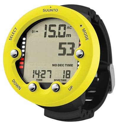 SUUNTO Unisex – Erwachsene ZOOP NOVO Swimcomputer, Yellow, Einheitsgröße