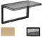 CPROSP 1 Pieza Cubierta Toma Corriente Tipo 86, Tapa Enchufes Pared Caja, Caja Enchufe Interruptor Impermeable Pared, para Baño, Cocina, Exterior, Negro