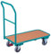 Ameise Magazinwagen | 200 kg Tragkraft | HxBxT 91 x 45 x 95 cm | Ladefläche BxT 45 x 85 cm | 4 TPE-Rollen mit Zentralbremse | stabiles Stahlgestell | stoß- und Kratzfest | bodenschonend