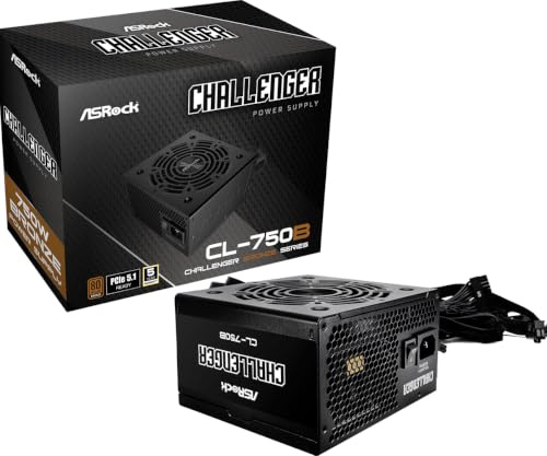 Asrock Challenger CL-750b Alimentatore Per Computer 750 W 20+4 Pin Atx Atx Nero (asrock Challenger CL-750b 750w 80+ Bro)