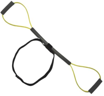 F Fityle Bande de résistance pour Boxe, équipement d'entraînement de Boxe, élastique, Musculation, Corde de Traction pour Salle de Sport, Salle de Fitness, Jaune 15lb