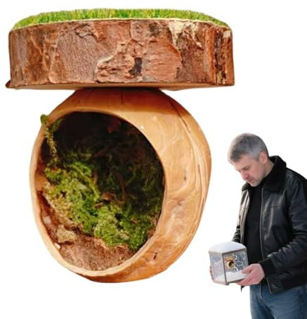 Terrarium Für Springspinnen,Magnetische Verstecke Für Springspinnen - Handgefertigter Magnetischer Unterschlupf Für Reptilien Vogelspinnen Gottesanbeterin Terrarium