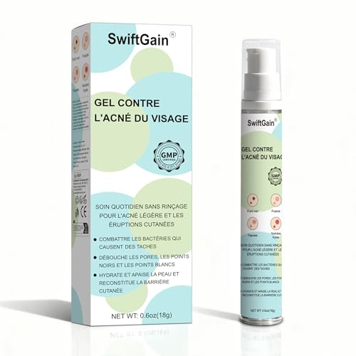 Soin Anti-Imperfections Visage 18g - Crème légère pour peaux à tendance acnéique - Purifie et réduit l'apparence des points noirs - Améliore l'uniformité du teint - Idéal en Format Nomade (1-Pack)