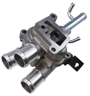 Termostato coche Compatible Con Hyundai Para Elantra 2000 2001 2002 2003 2004 2005 2006 Termostato Carcasa Motor Refrigerante Bomba De Agua Salida 2562026160 2562026120