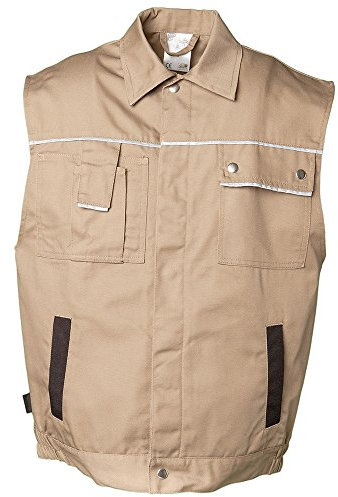 Größe XXXL Herren Planam Canvas 320 Weste khaki schwarz Modell 2165