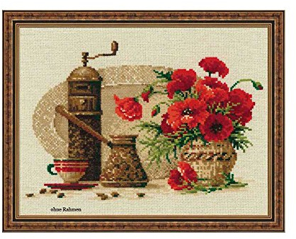Riolis Kreuzstich-Set, Motiv: Kaffee, Multi Color, c1