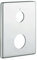GROHE Flush Plate Chrome 43541000