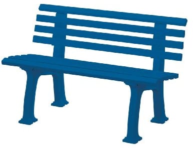 Gartenbank Ibiza blau Blome