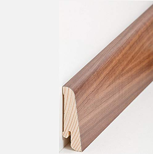 Südbrock Sockelleisten Aachen - Nussbaum lackiert (Echtholzfurnier - 20.58.23)