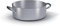 Ballarini 7016. 28 Cm Low Casserole with Two Handles in Crude Aluminium, 28 Cm