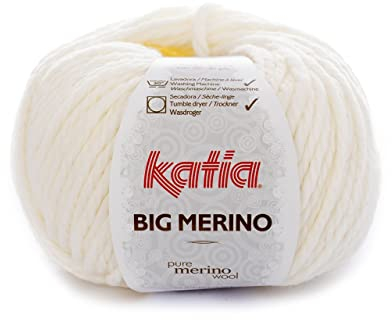 Katia Big Merino - Farbe: Blanco (1) - 100 g / ca. 80 m Wolle