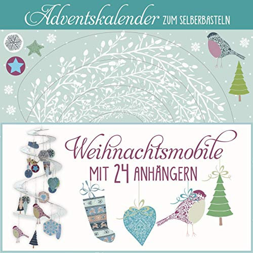 Adventskalender zum Selberbasteln: Weihnachtsmobile mit 24 Anhängern