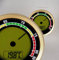 Lifestyle-Ambiente Caliber 4R Präzisions-Hygrometer +/-1% RF Gold
