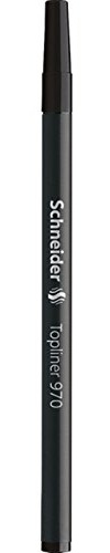 5 x Schneider Nachfüller Topliner 970 04 schwarz