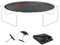 Arebos Trampolin Sprungmatte Ø 379 cm | für Trampoline mit Ø 430 cm, 96 Ösen und 165 mm Federlänge | Sprungtuch | 150 kg belastbar | 9-Fache Naht | Polypropylen | inkl. Federspanner