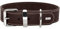 HUNTER AALBORG SPECIAL Hundehalsband, Leder, strapazierfähig, komfortabel, 70 (L-XL), dunkelbraun