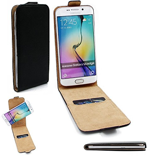 K-S-Trade Qualitativ & Innovativ HomTom S99 Flipstyle Schutz Hülle 360° Smartphone Tasche, Schwarz, Case Flip Cover