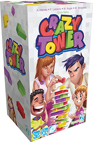 Synapses Games | Crazy Tower | Brettspiel | Alter 8+ | 1-4 Spieler | 15 Minuten Spielzeit