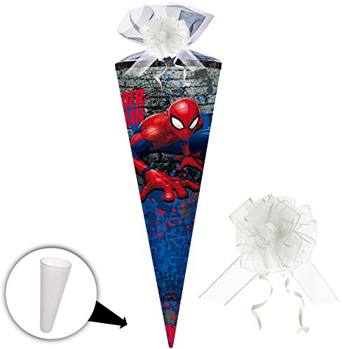 alles-meine.de GmbH komplette Füllung - Circa 200 Teile - für Schultüte - Spider-Man/Spiderman - eckig - für ALLE Zuckertüte - mit/ohne Kunststof..