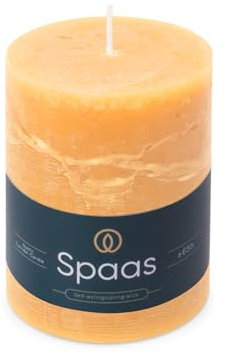 Spaas Rustikale Stumpenkerze 80/110 mm 65St. - sandfarben