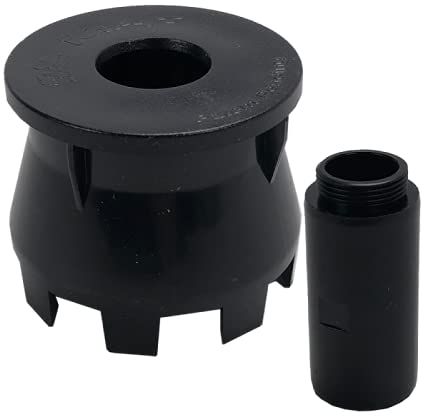 Kap-It Versenkregner Verlängerung 3,8 cm (1-1/2 Zoll) (2, Schwarz) (KAP-2)