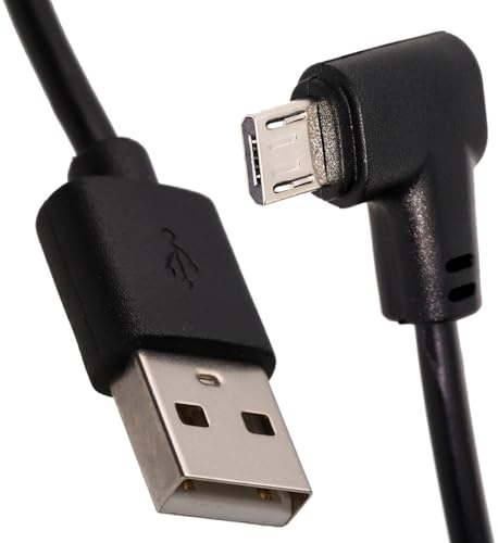 kenable Câble de charge rapide USB vers micro USB à angle droit 22 AWG 1 m
