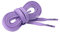 CORD ON - Lacci di cotone cerato o lucidato piatto. Larghezza 6 mm - 1 paio (Viola, 150 cm)