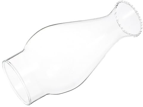 Lurrose Lampenschirm Aus Petroleum Schornstein Lampenschirme Vintage- Öllampenschatten Öllampenkugel Austausch Kopf Handgefertigte Öllampe Innenausstattung Licht Kerosin Glas Weiß