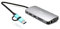 Hub USB i-Tec CANANOTDOCKPD Plateado
