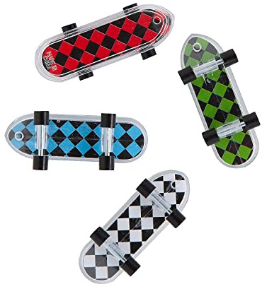 Checkerboard Pattern Mini Skateboards - 36 Pieces