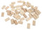 Lose Zapfen, 50 Stück, Domino-Zapfen Zum Basteln mit Holz, 8 X 22 X 40 Mm