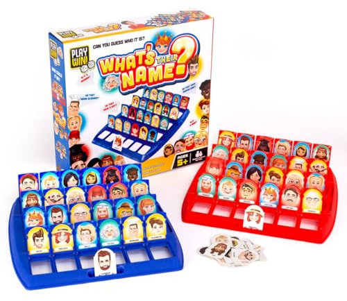 was ist Ihr Name? Klassisches Ratespiel zur Gesichtsbeseitigung für Kinder und Erwachsene