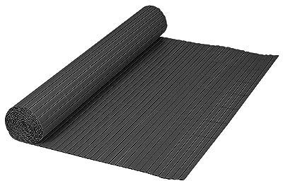 Il Gruppone Passione Casa Canniccio bambù in PVC Frangivista Recinzione per Giardino Frangivento Balcone Terrazzo Resistente Raggi UV Intemperie Schermo Divisorio Paravento - Antracite - 100x500Cm