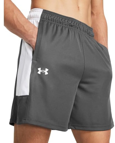 Under Armour UA Rival Terry Shorts deportivos para mujer, cómodos pantalones cortos deportivos para calentar o entrenar, color negro/blanco