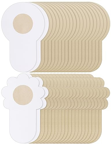 MELLIEX Jetables Caches Tetons, 20 Paire Cache Tetons Femme Couvre-tétons Invisibles Tissu pour Fête de Filles Femmes